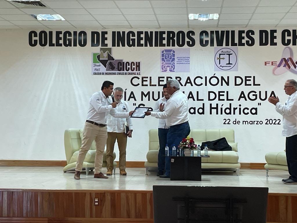 En el marco del Día Mundial del Agua, realizado el 22 de marzo en la ciudad de Tuxtla Gutiérrez, se llevó a cabo el conversatorio con el tema «Seguridad Hídrica».